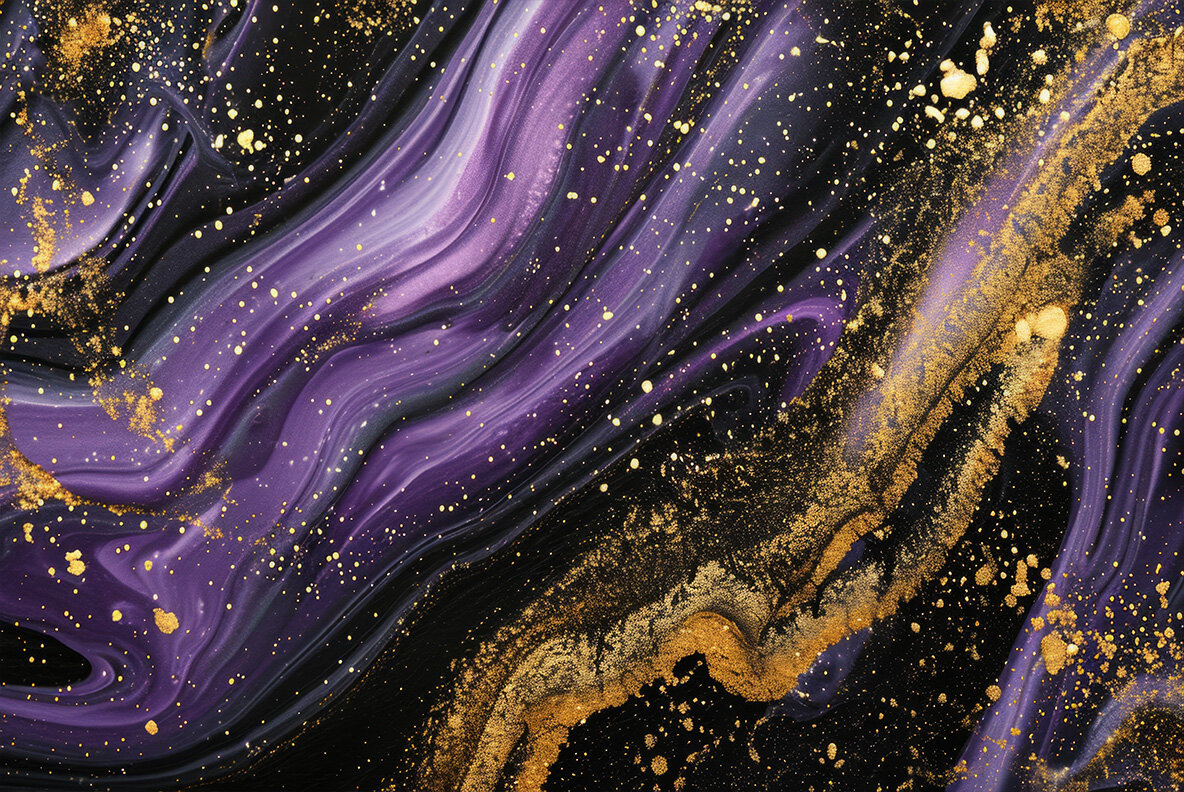 Glitter brush strokes 11