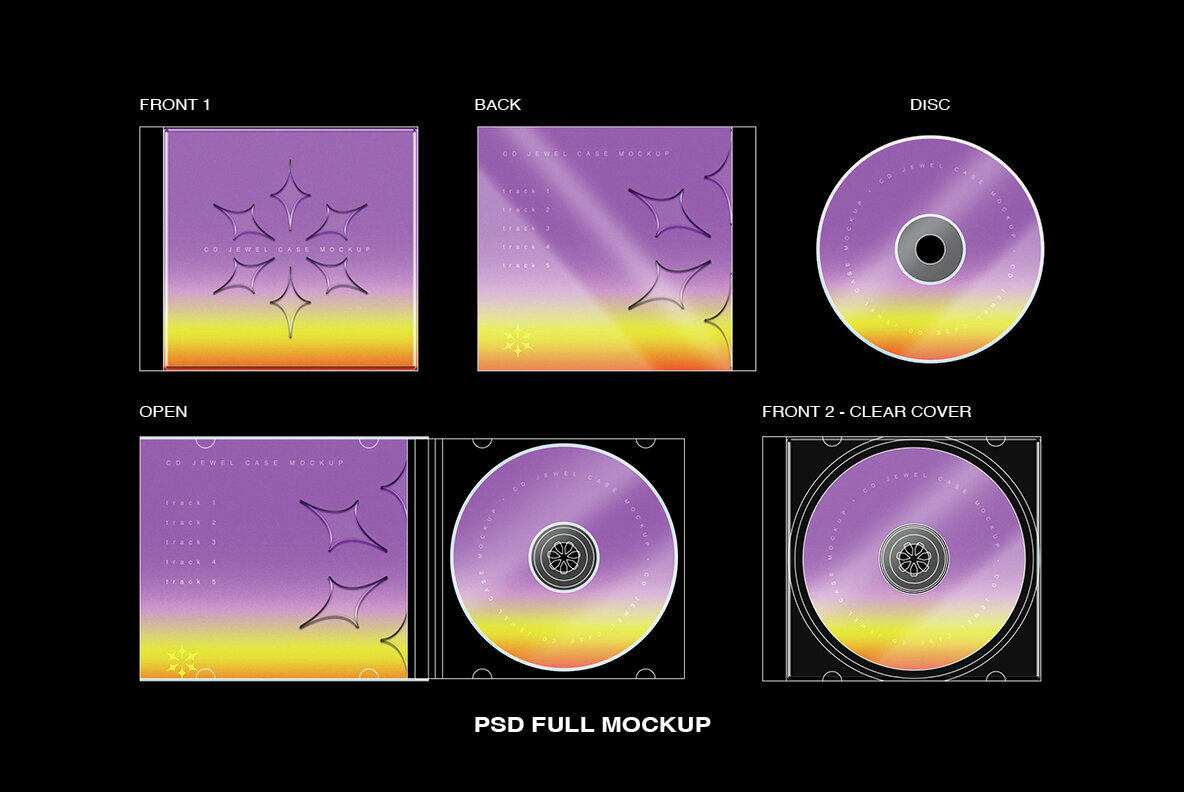 CD Jewel Case Mockup 2