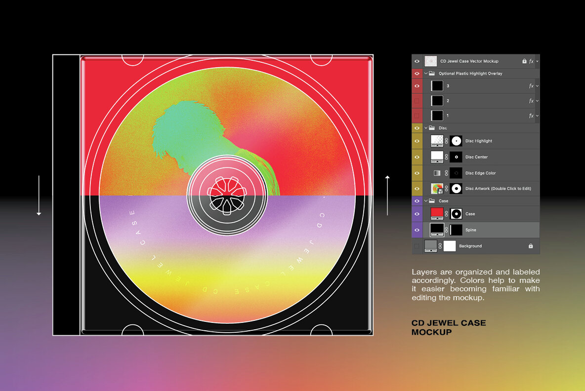 CD Jewel Case Mockup 5