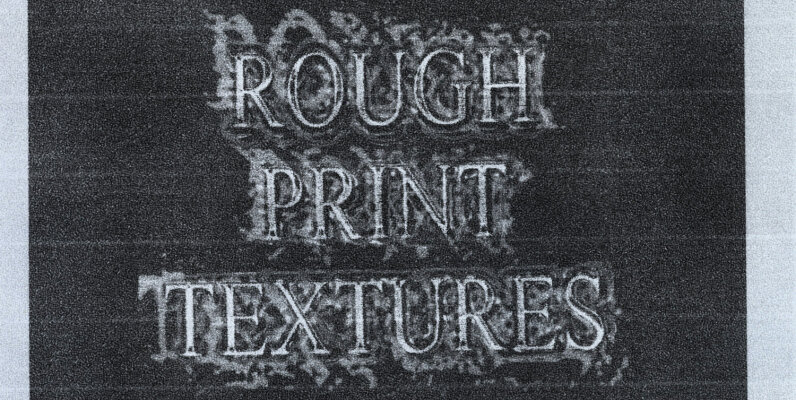 Rough Print Textures