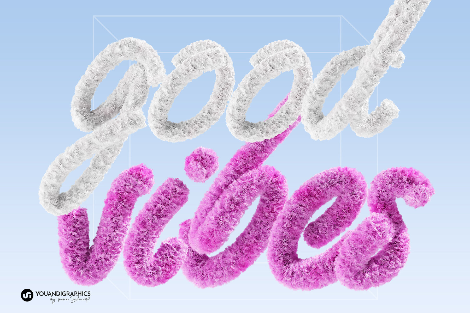Fur 3D Lettering Set 2