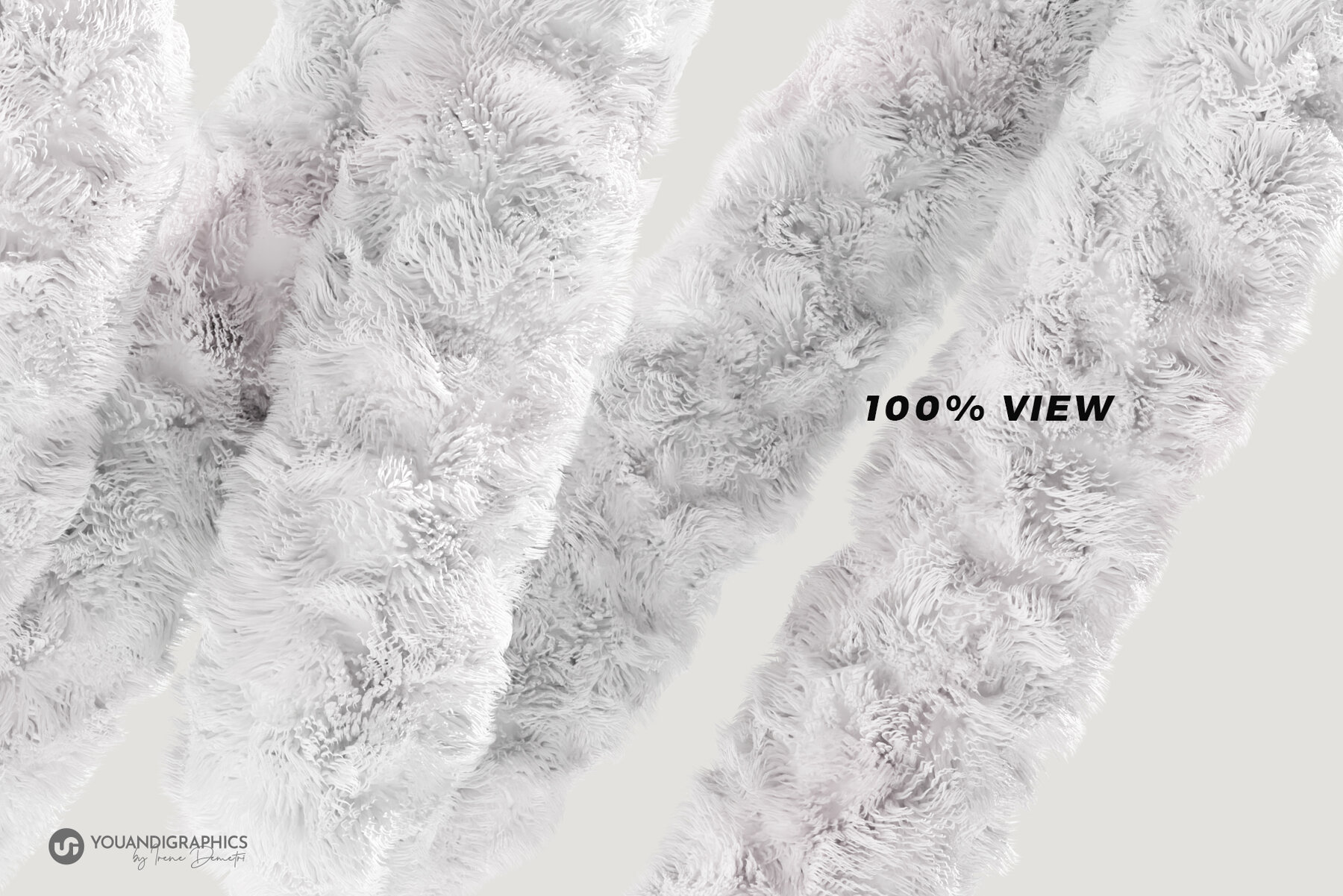 Fur 3D Lettering Set 8