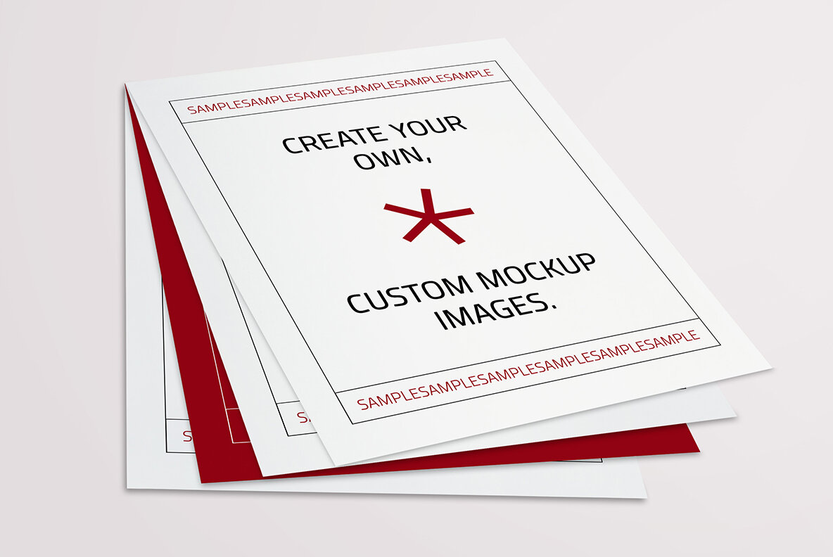 US Letter Poster Flyer Mockups 7