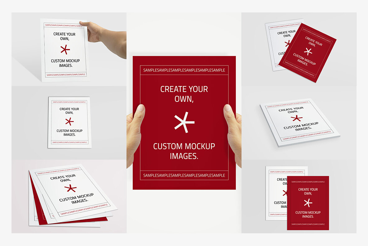 US Letter Poster Flyer Mockups 9