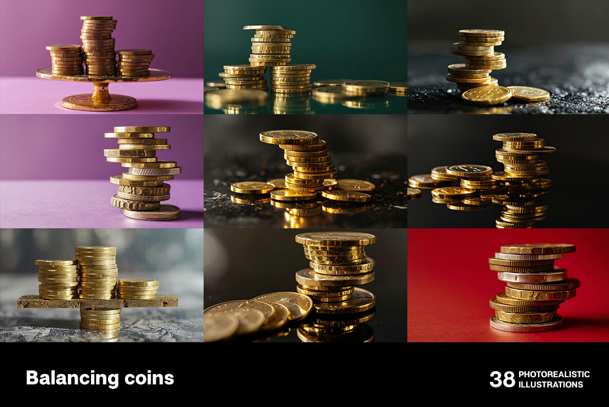 Balancing coins 4