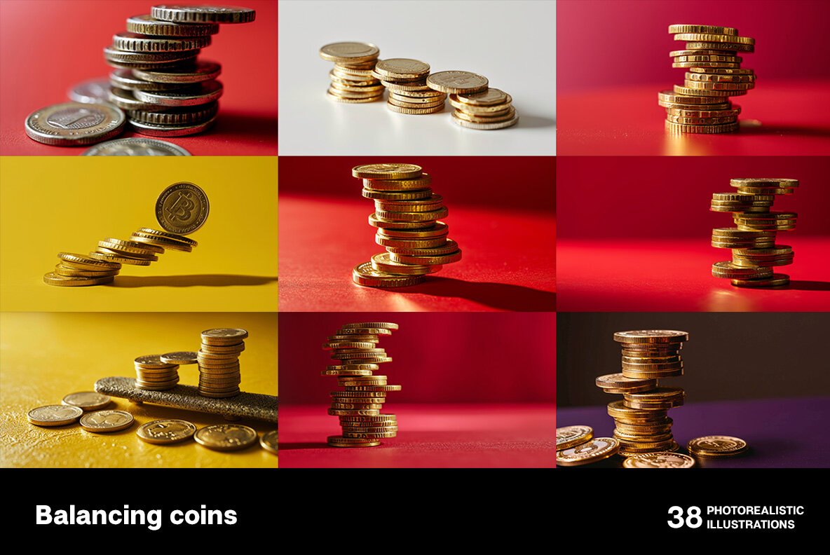 Balancing coins 5