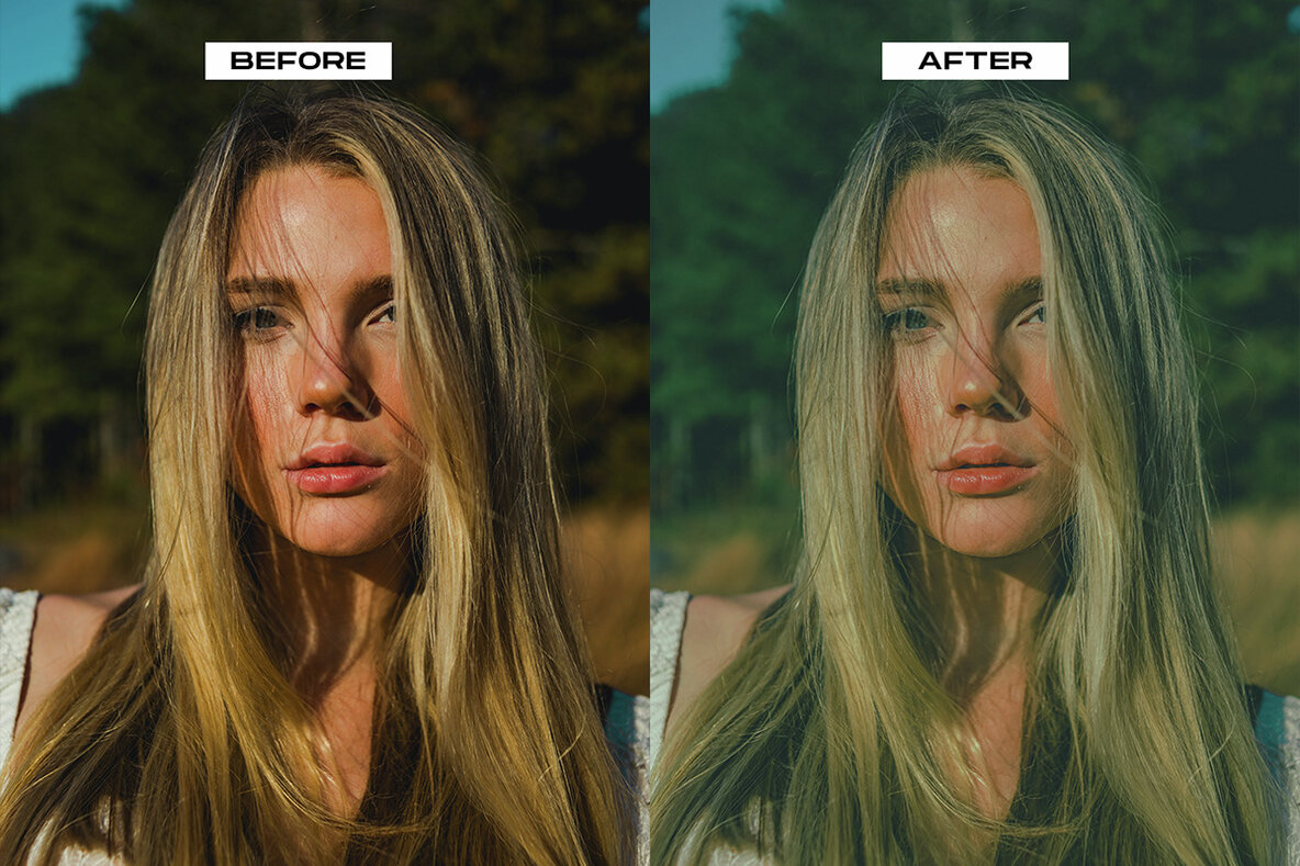5 Lightroom Film Effect Mobile   Desktop Presets 6