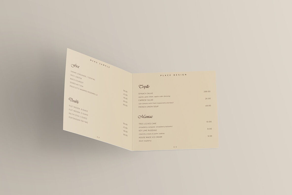 Bifold Brochure Mockup 8 Style 10