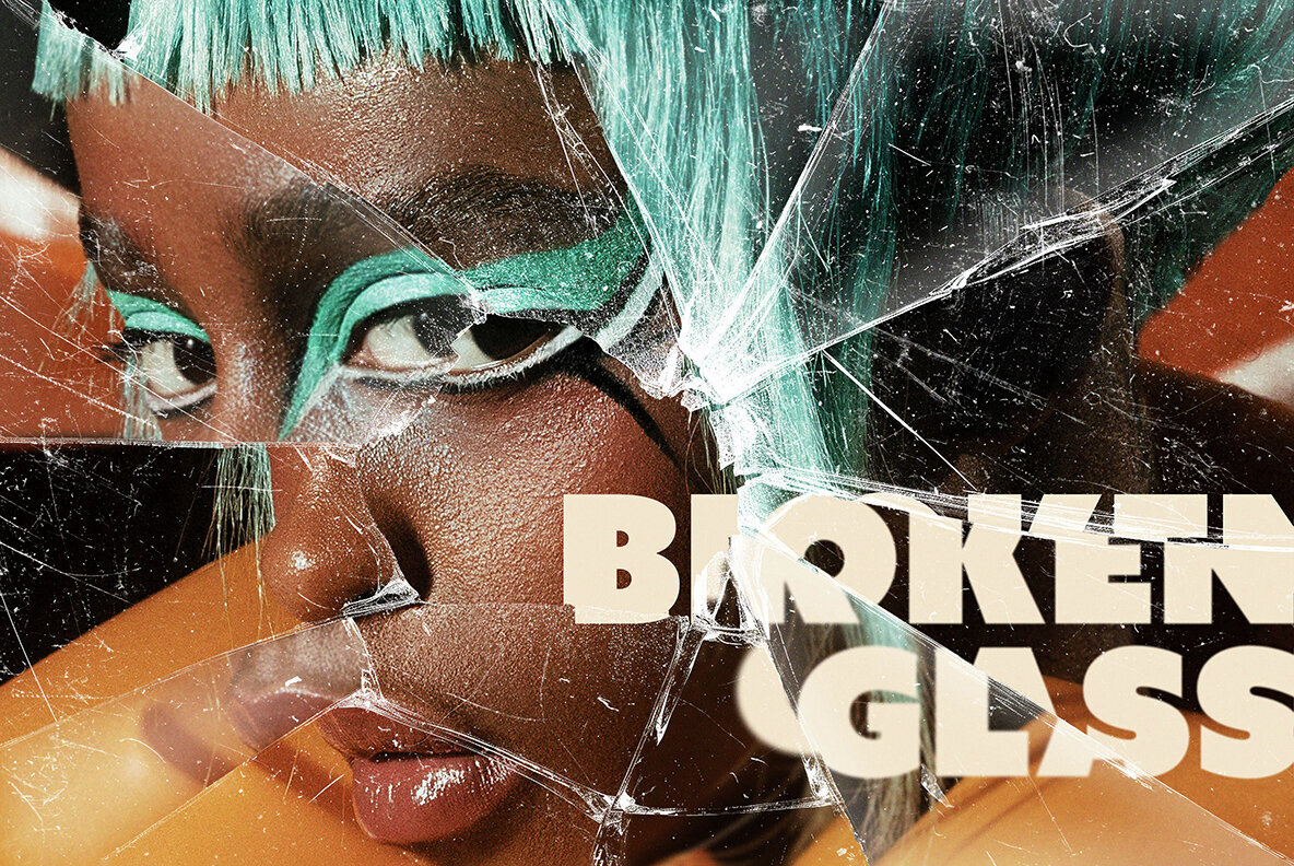 Broken Glass Photo Effect 1