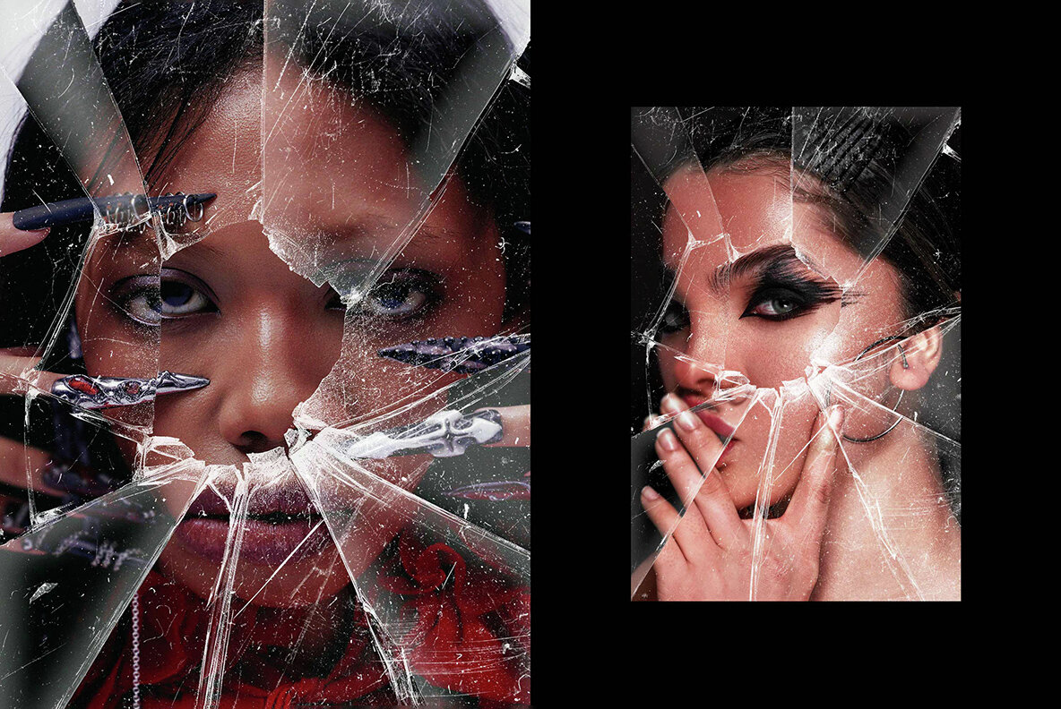 Broken Glass Photo Effect 4