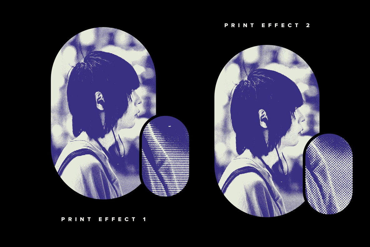 Grunge Duotone Photo Effects Pack 6