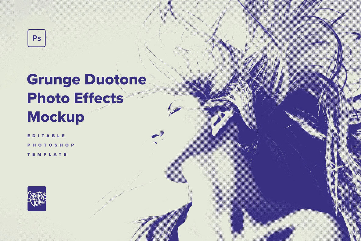 Grunge Duotone Photo Effects Pack 11