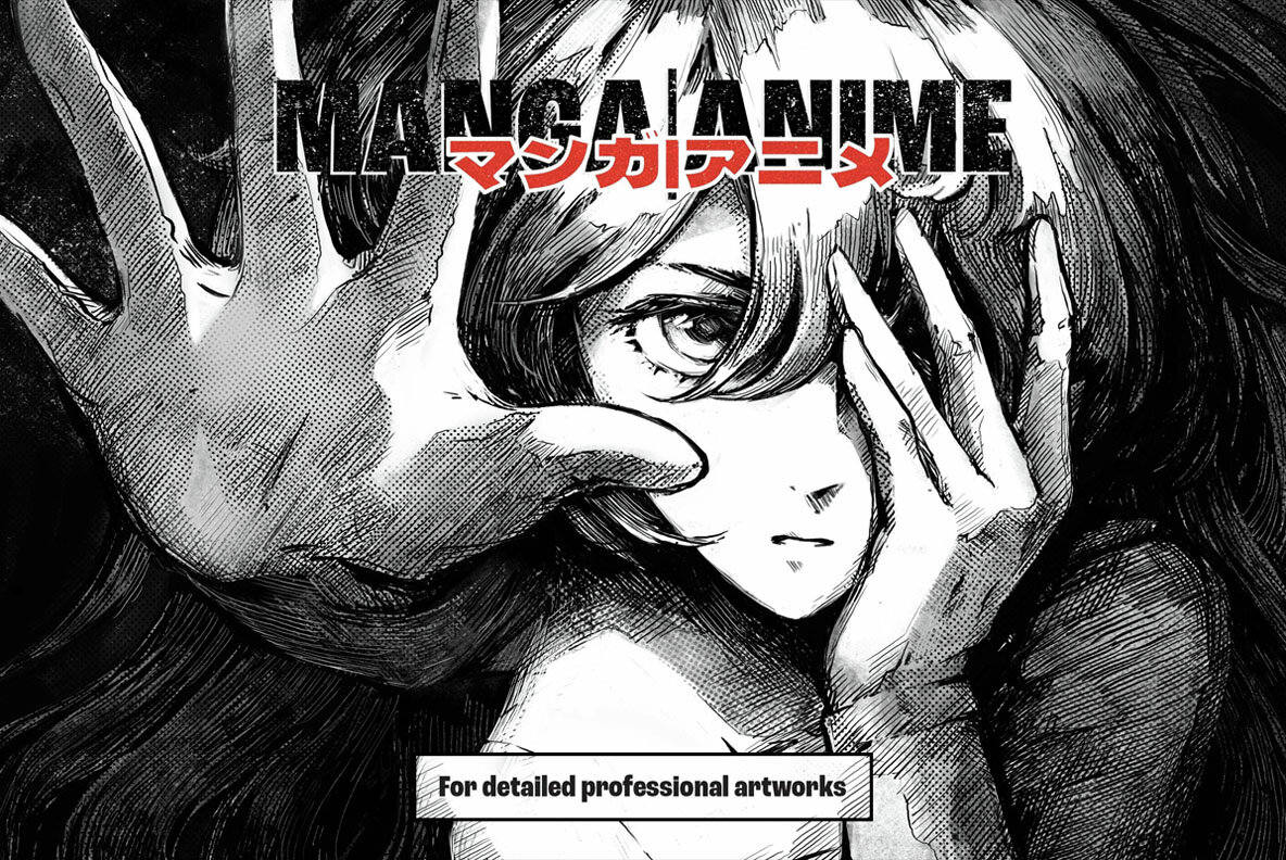 Manga And Anime Brushes Starter Pack For Illustrator 6