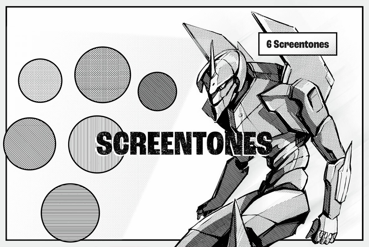 Manga And Anime Brushes Starter Pack For Illustrator 7