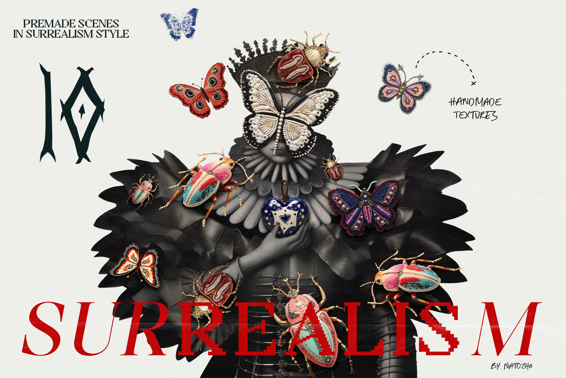 Cryptic Mixed Media Collage 5