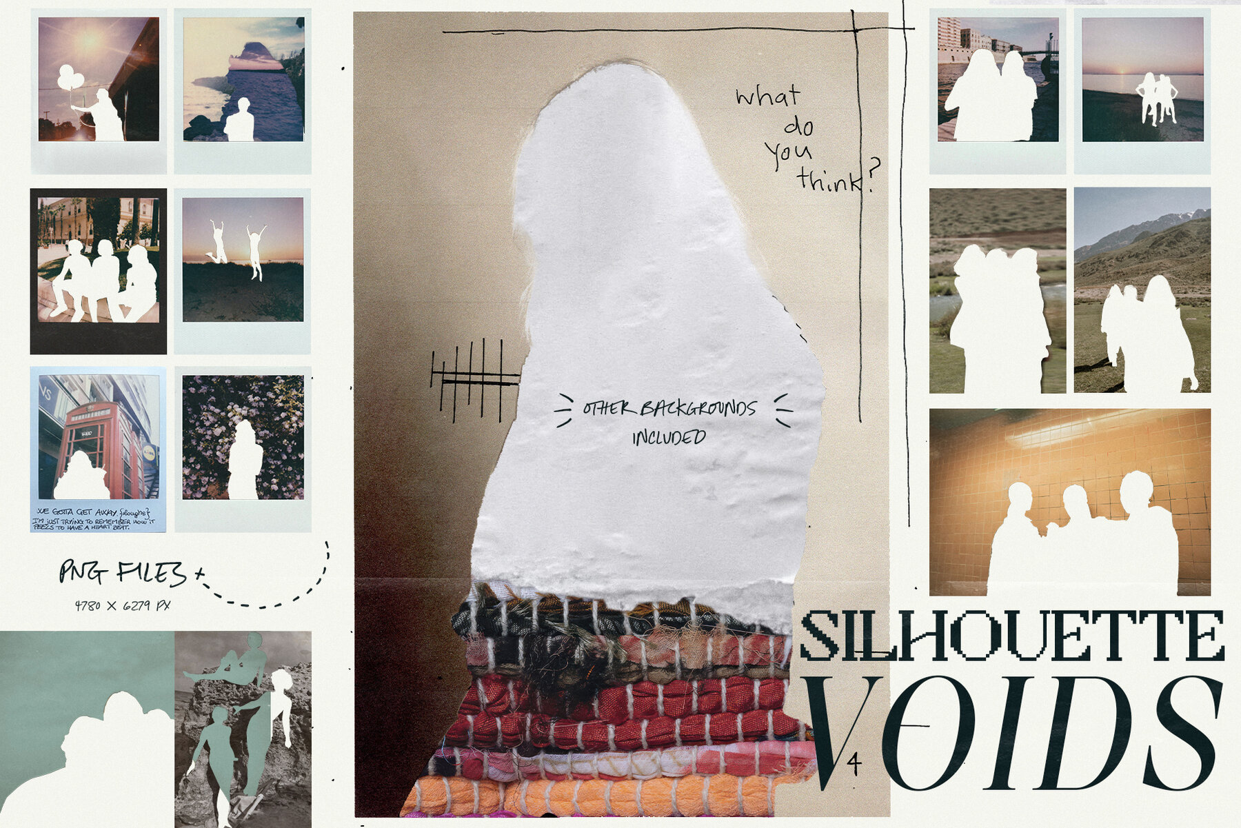 Cryptic Mixed Media Collage 9