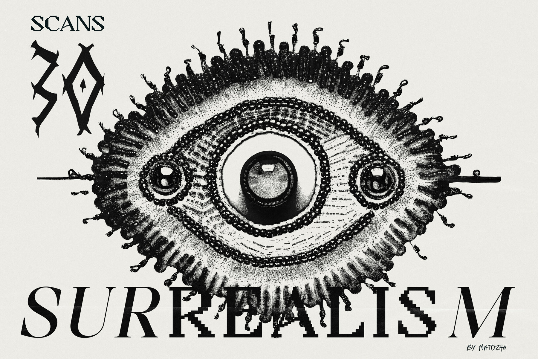 Cryptic Mixed Media Collage 10