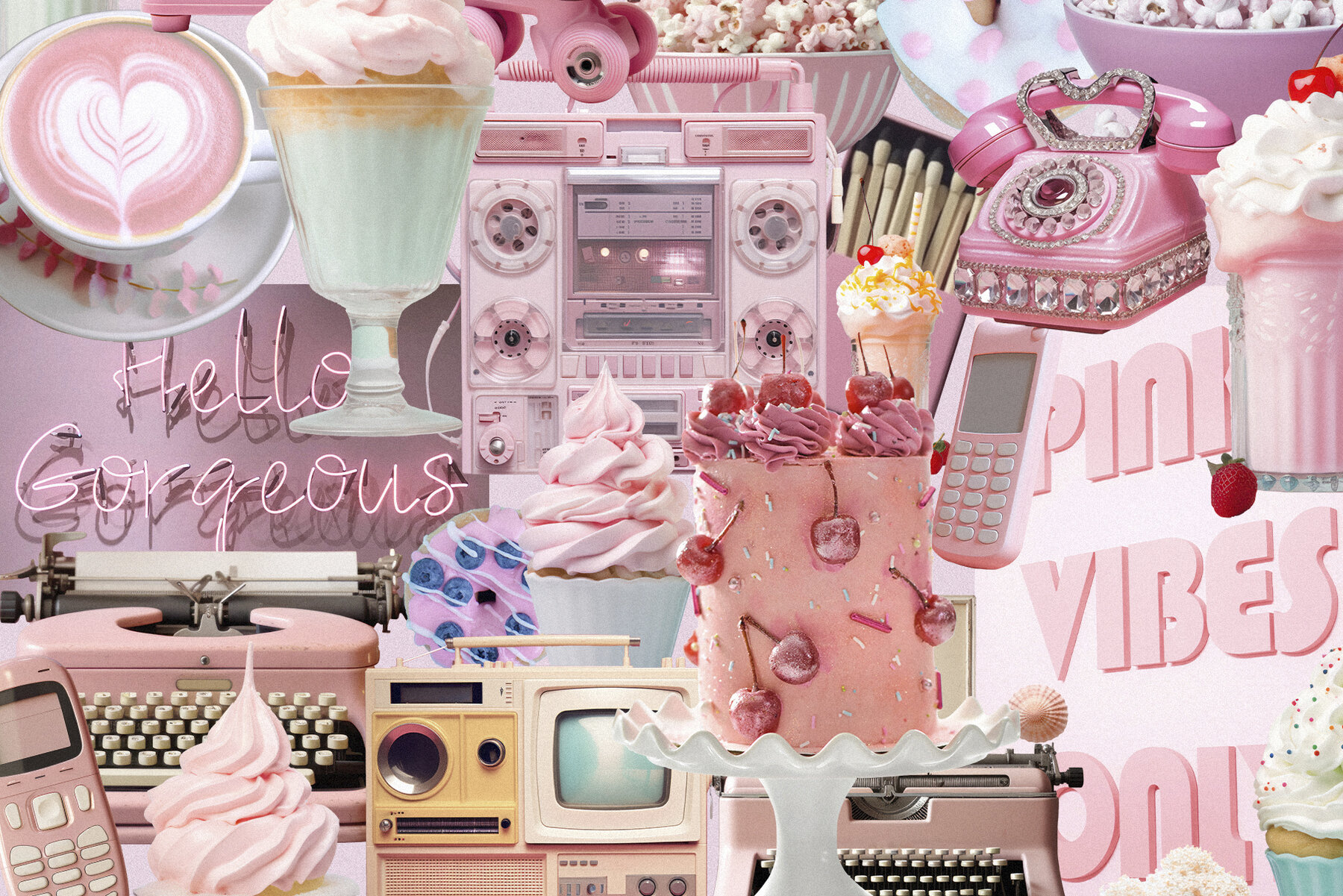 Barbiecore Graphic pack 8