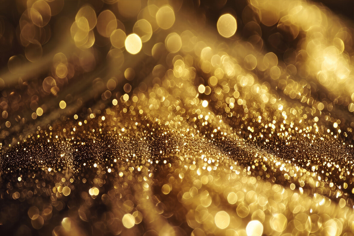 Gold glitter liquid 6