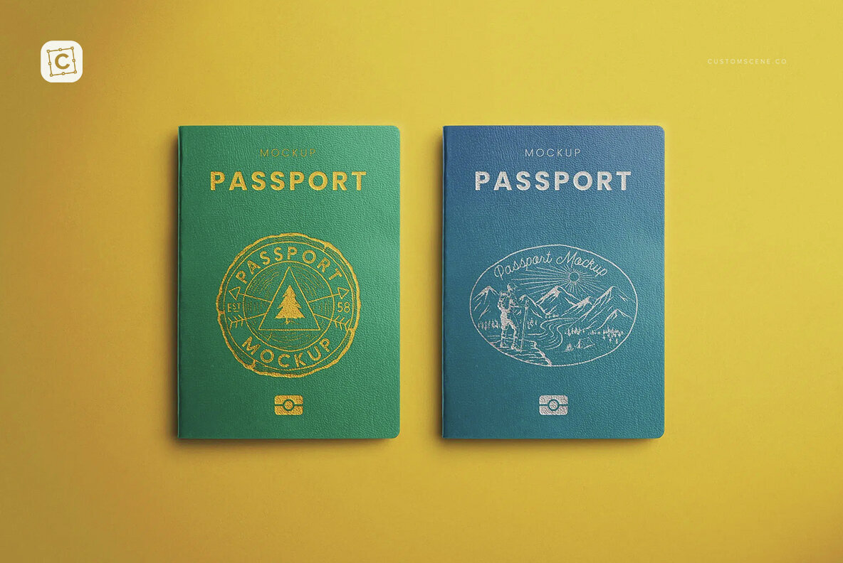 Passport Cover Mockup 2