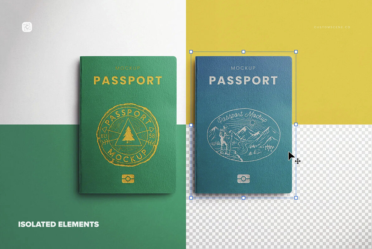 Passport Cover Mockup 4
