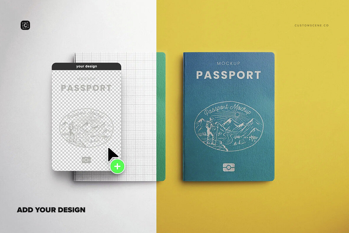 Passport Cover Mockup 6