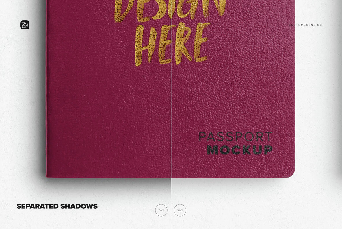 Passport Cover Mockup 7