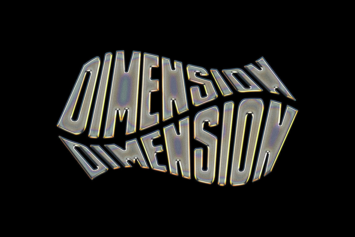 Glossy Chrome Logo Mockup 3