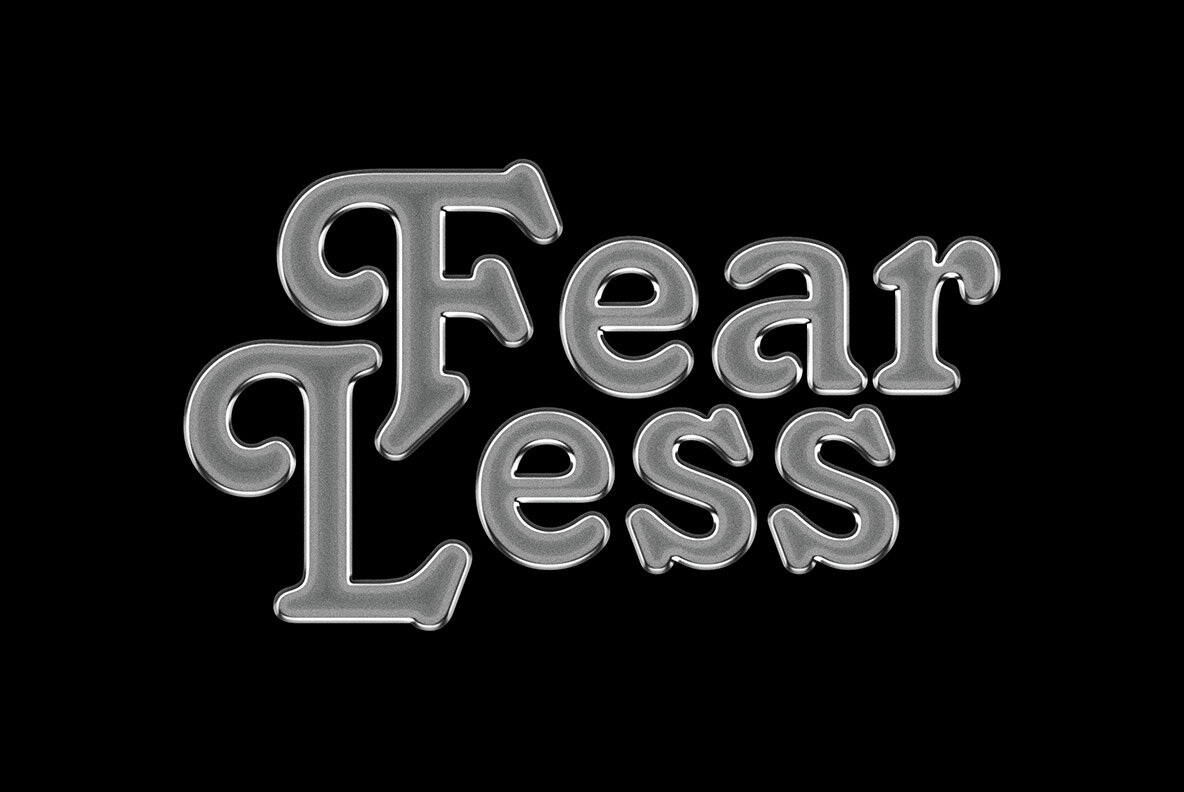 Glossy Chrome Logo Mockup 7