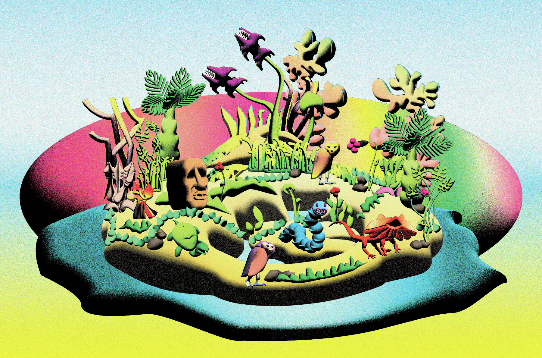 Tropical 3D Shapes 3