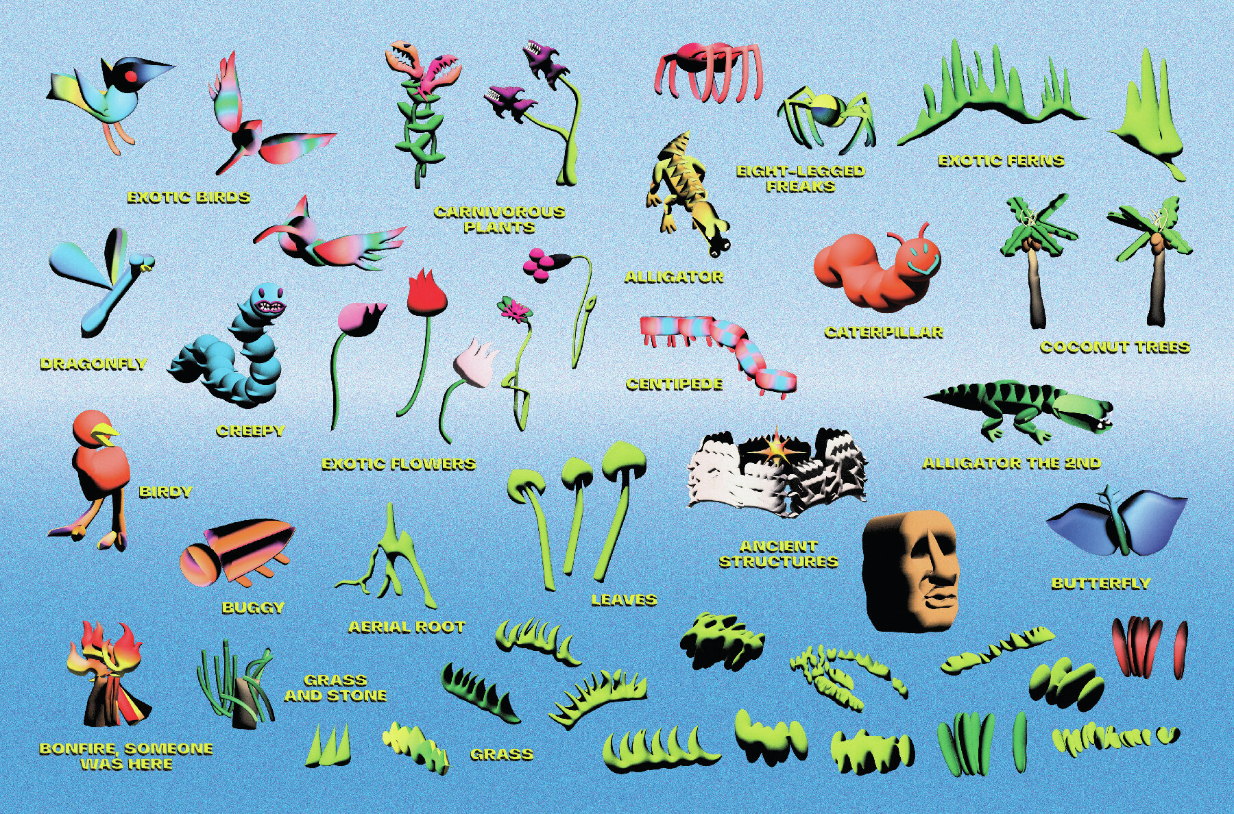 Tropical 3D Shapes 6