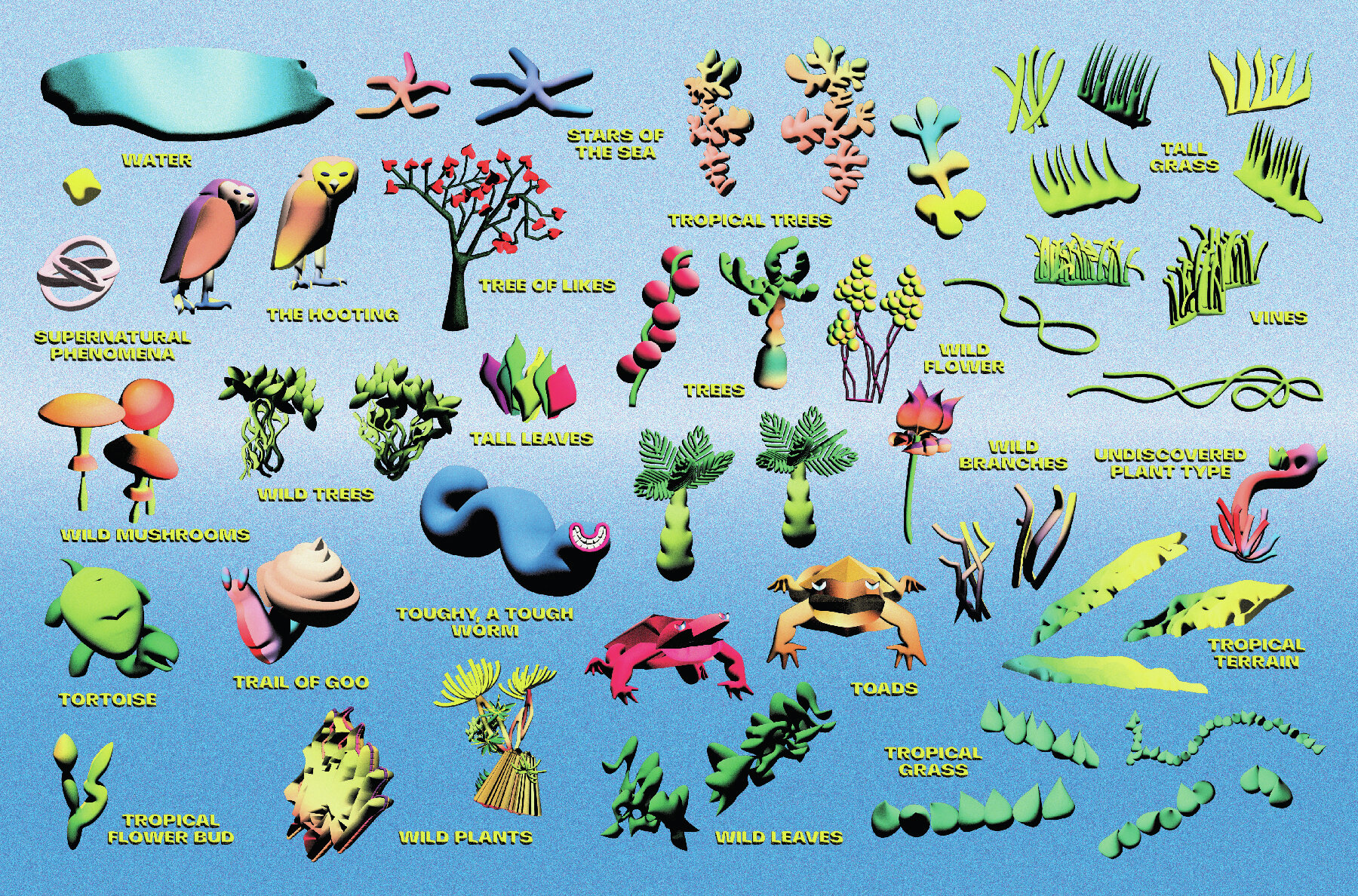 Tropical 3D Shapes 8