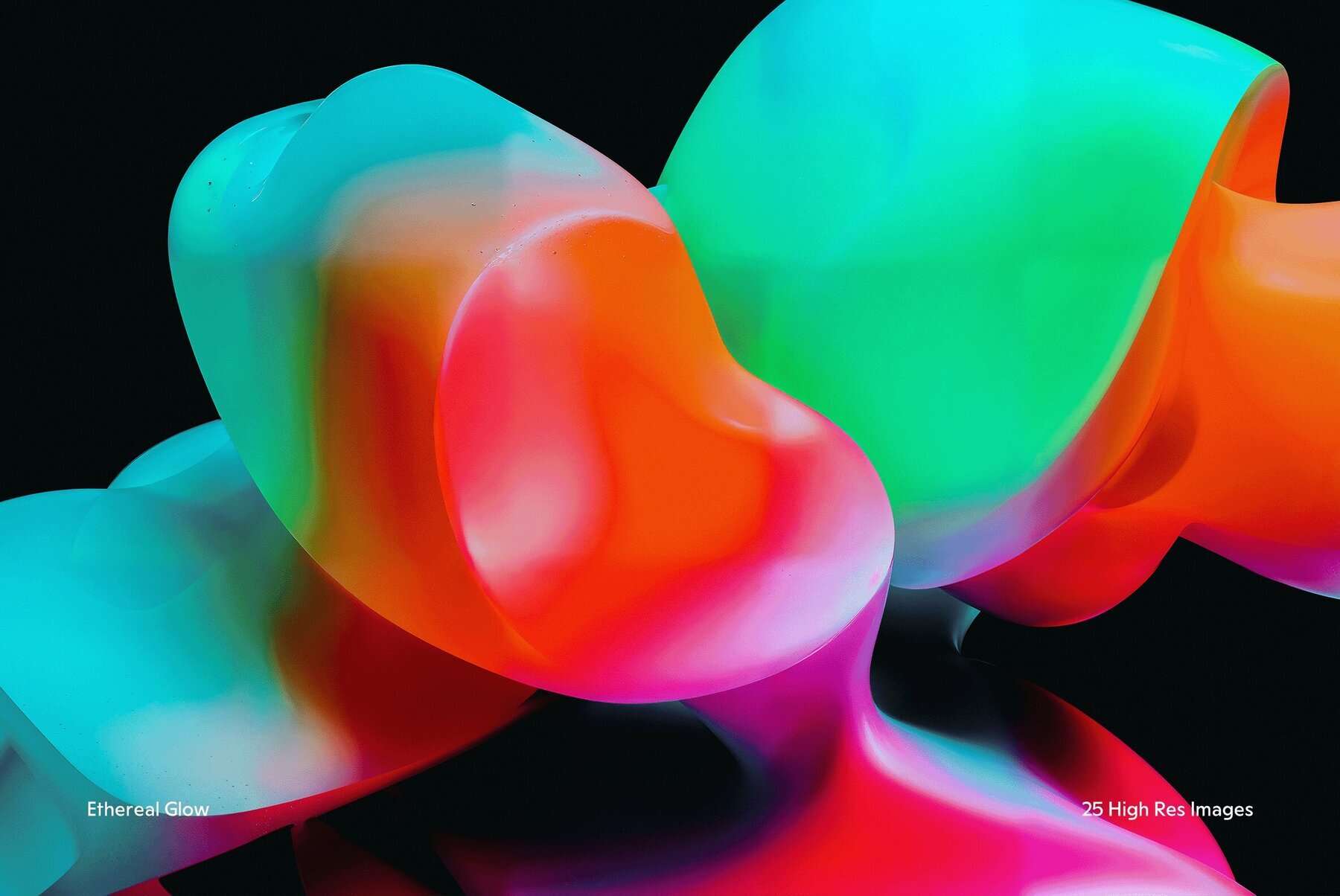 Ethereal Glow   3D Liquid Gradients 3