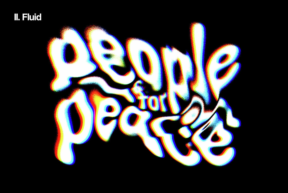 Glitch Distortion Text Effects Collection 3