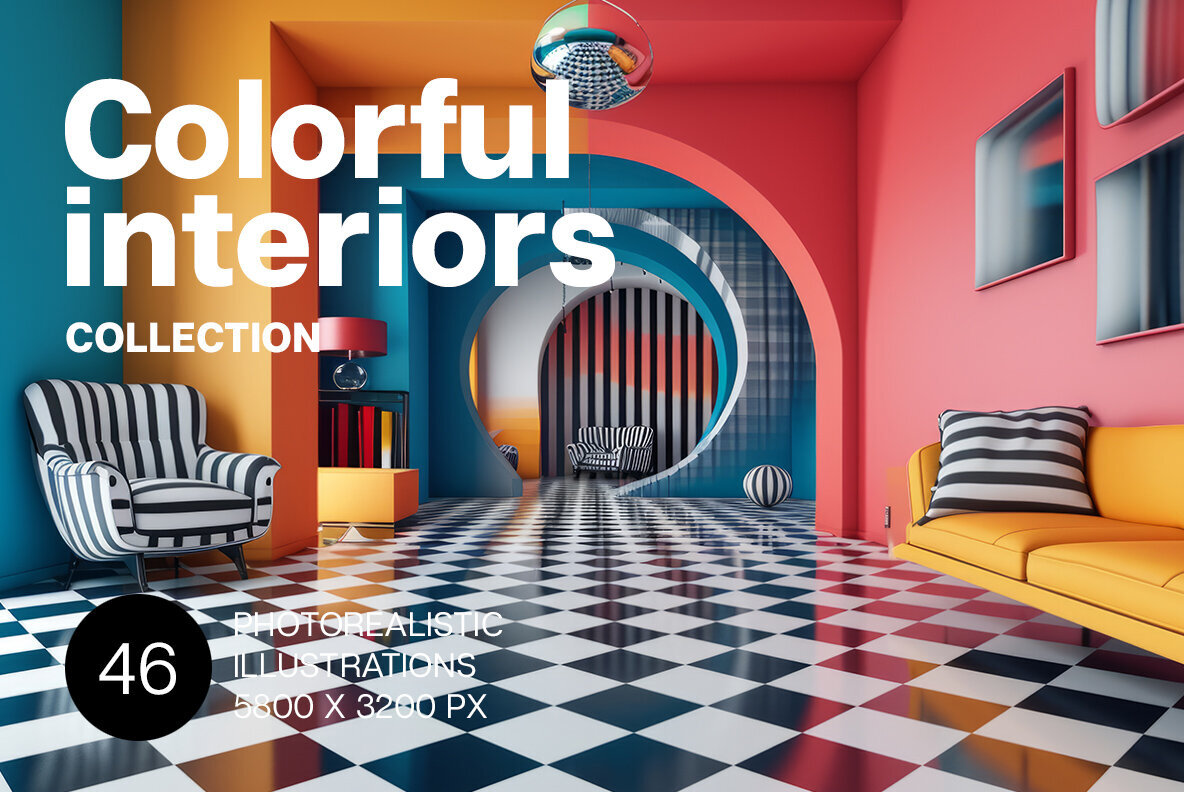 Colorful interiors 1