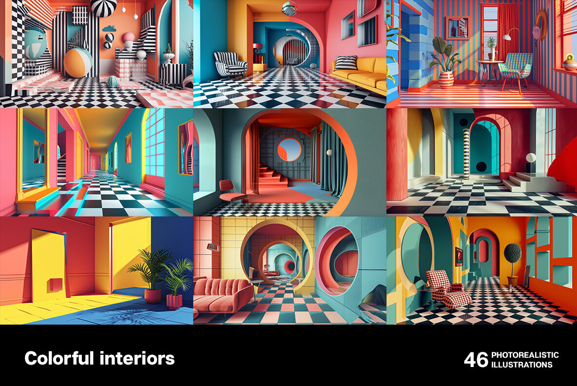 Colorful interiors 2