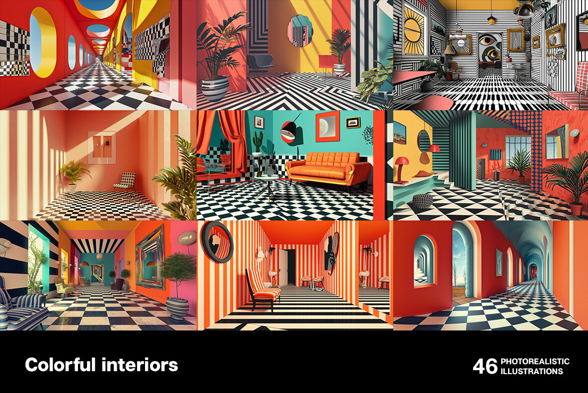 Colorful interiors 4