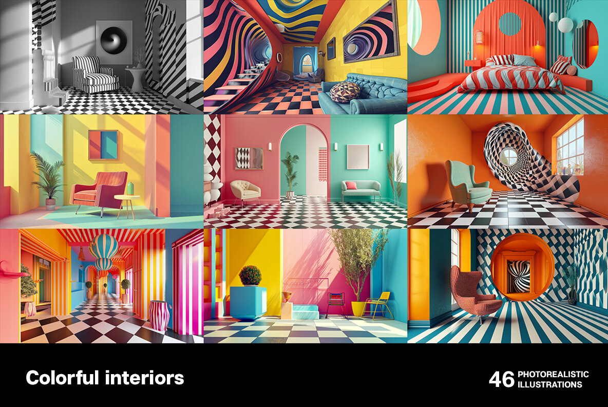 Colorful interiors 5