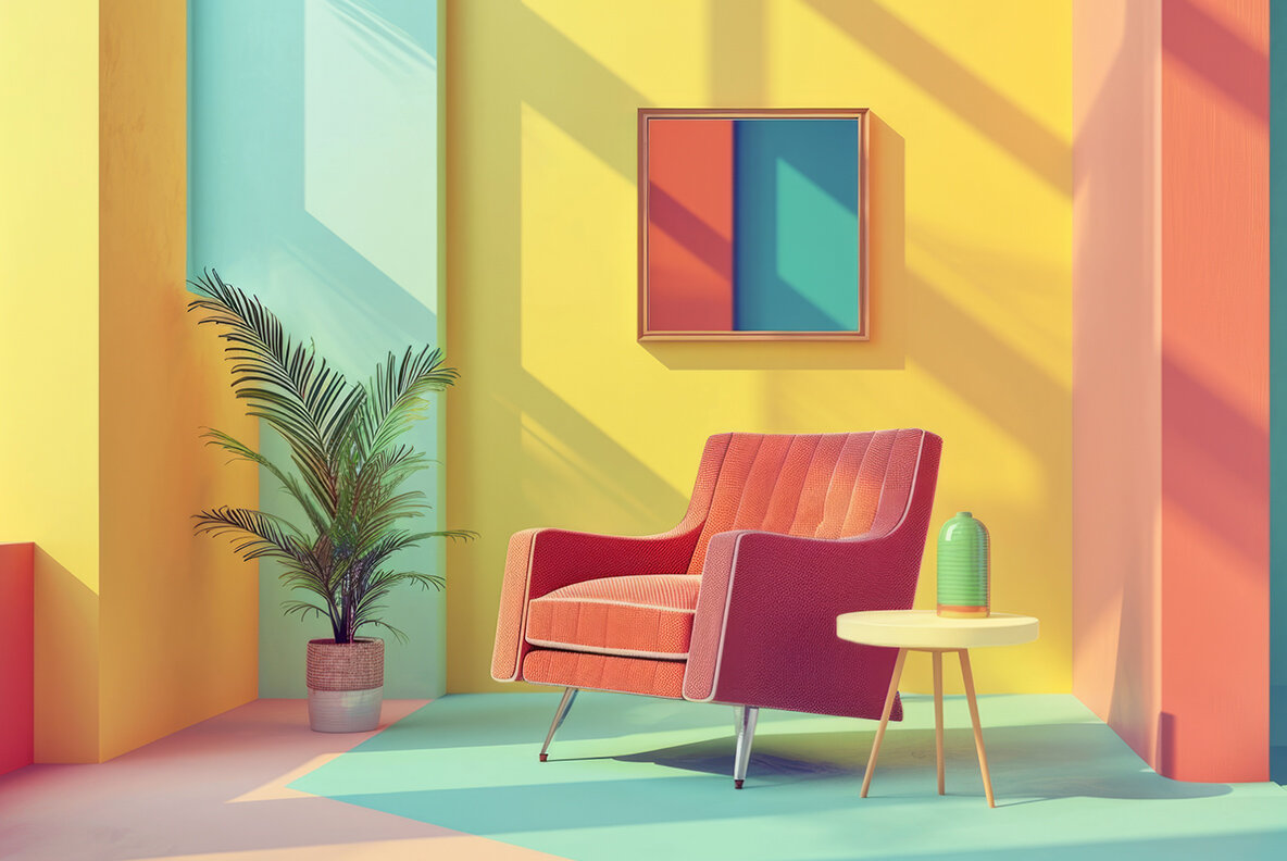 Colorful interiors 8