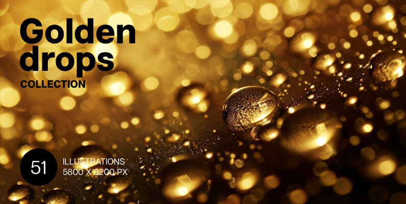 Golden drops