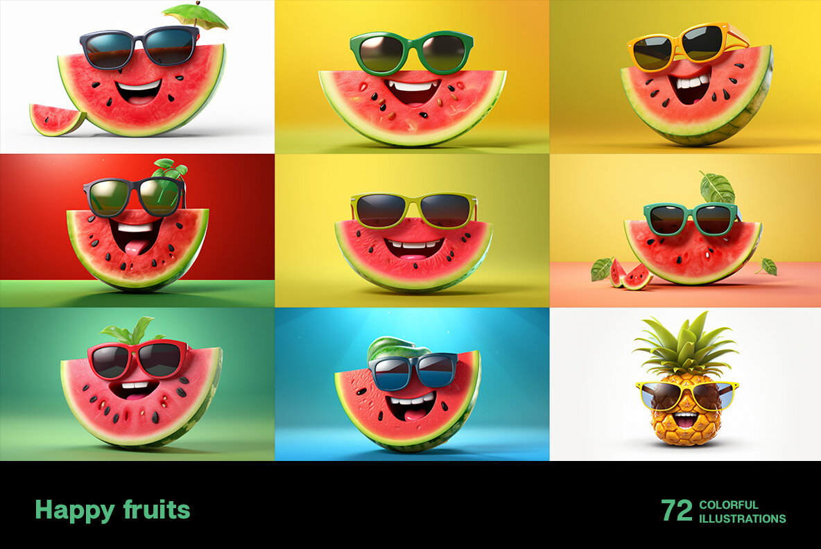 Happy Fruits 9