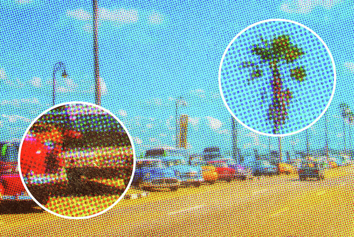 Vintage Magazine Halftone Photo Effect 4