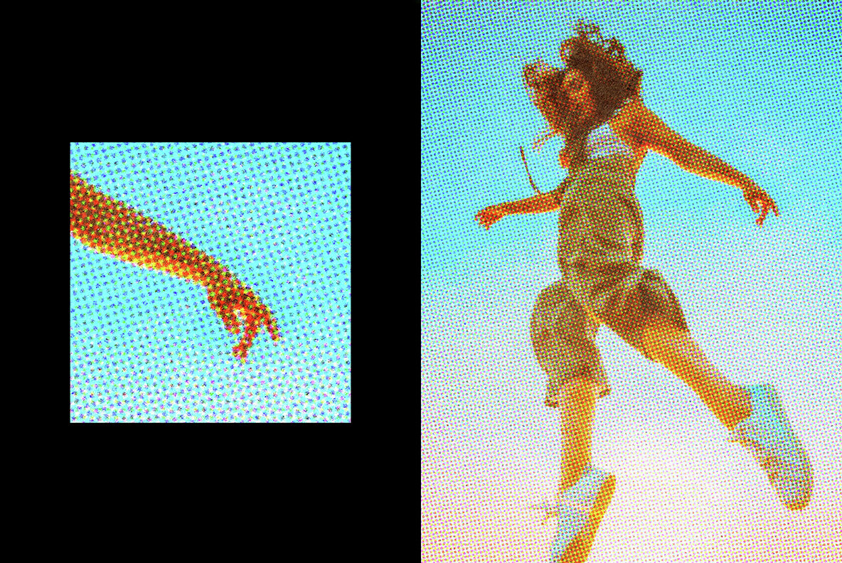 Vintage Magazine Halftone Photo Effect 7