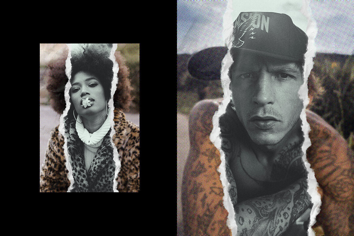 Torn Paper Photo Effect 2