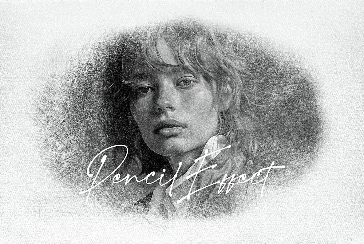 Pencil Drawing Photo Effect 1