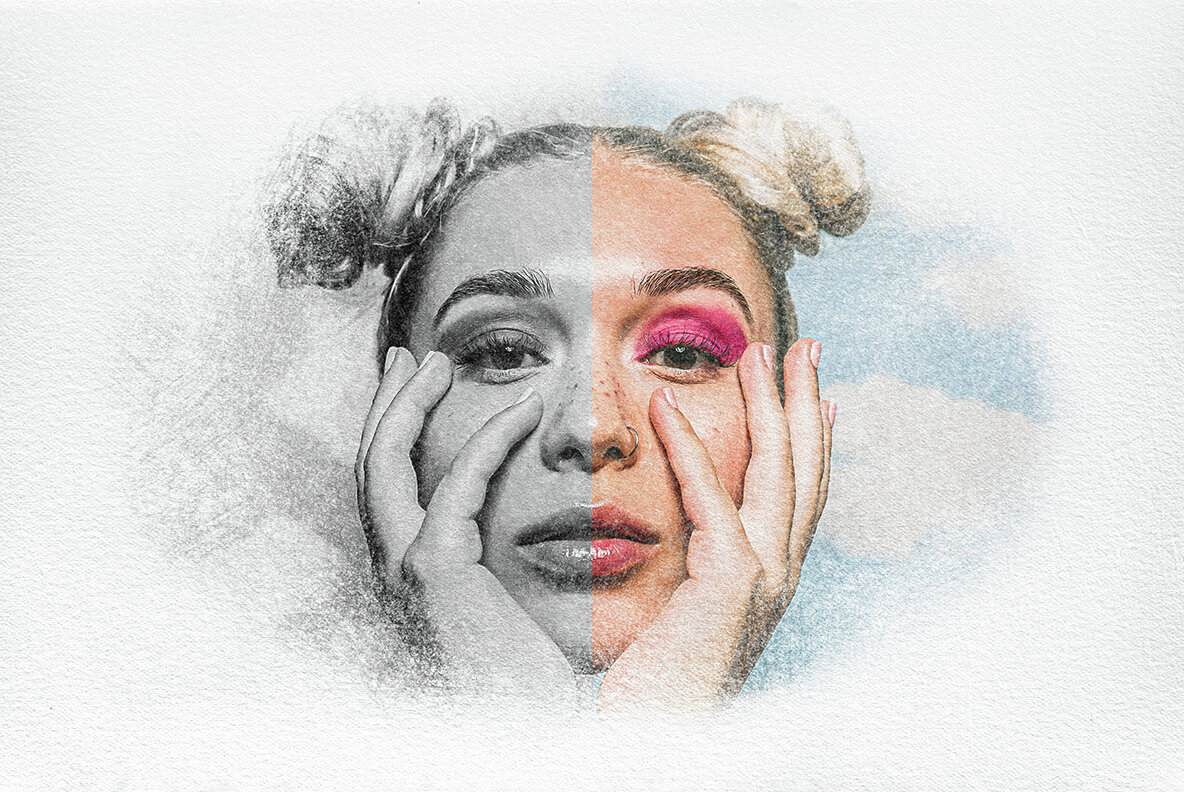 Pencil Drawing Photo Effect 7