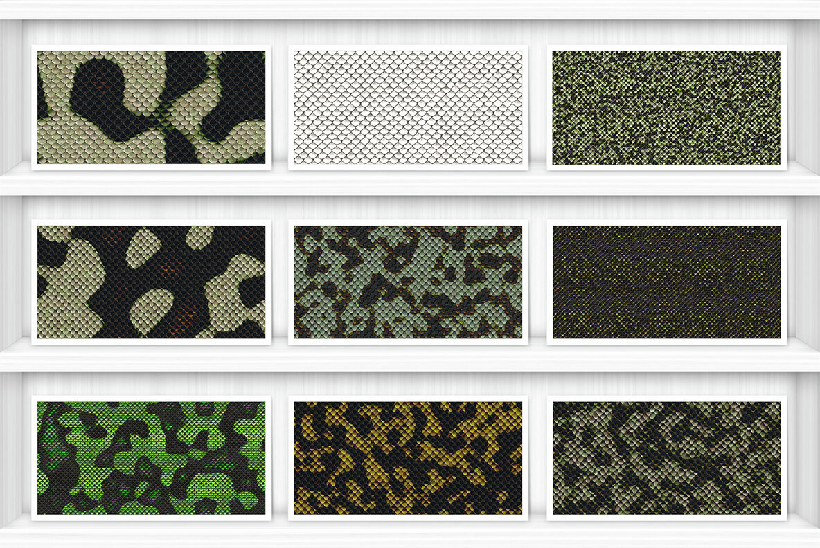 20 Snake Leather Background Textures 6