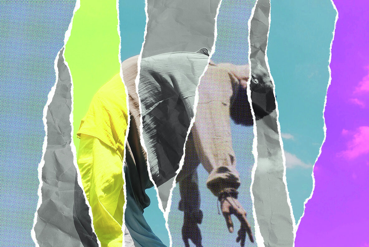 Torn Paper Pieces Photo Effect 4