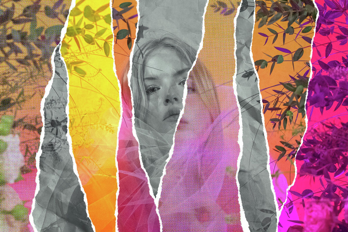 Torn Paper Pieces Photo Effect 7