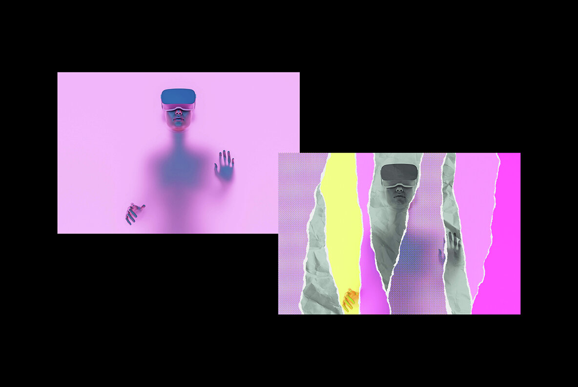 Torn Paper Pieces Photo Effect 8